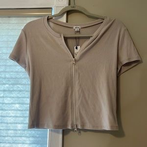 Garage Zip Up T-Shirt